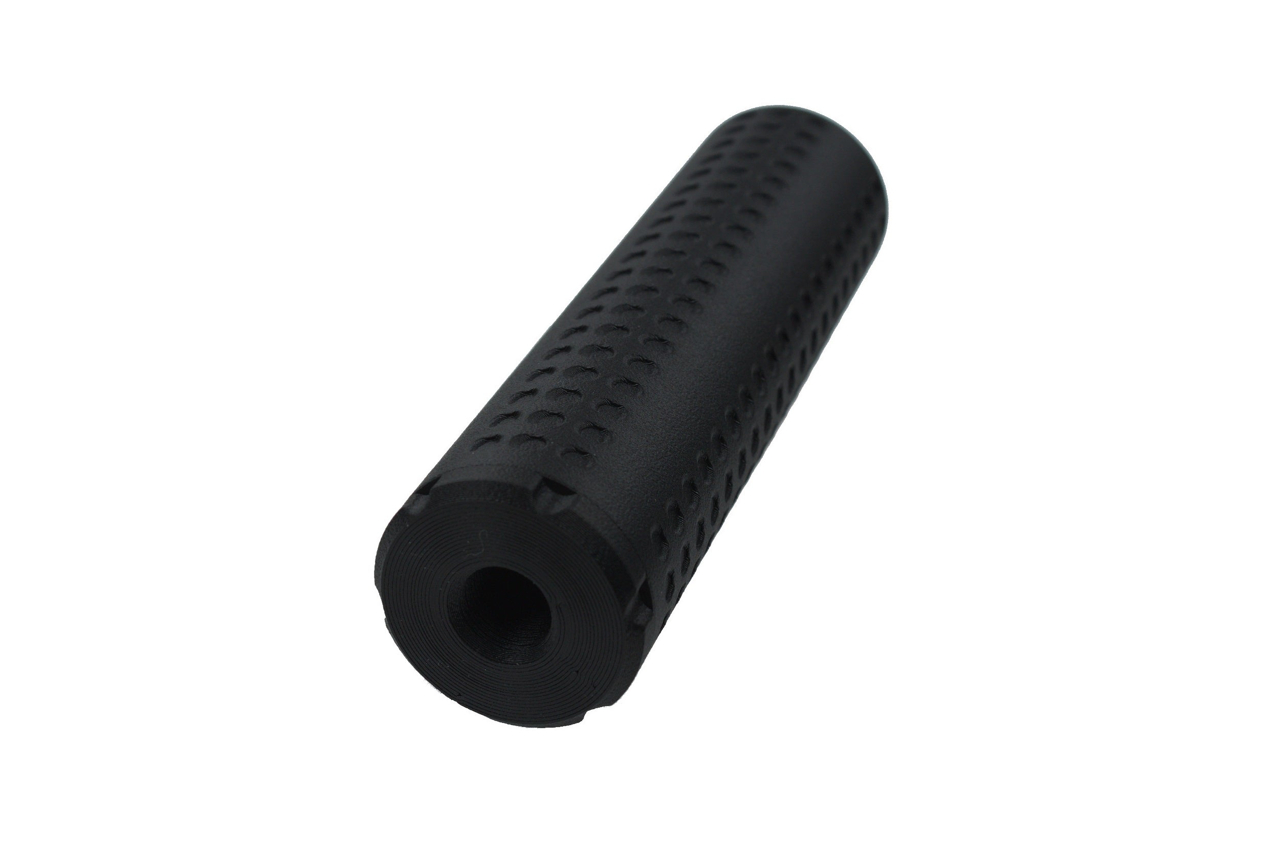 MJM-14 Perforated Gen2 • Tracer Ready Airsoft Mock Suppressor 14mm CCW