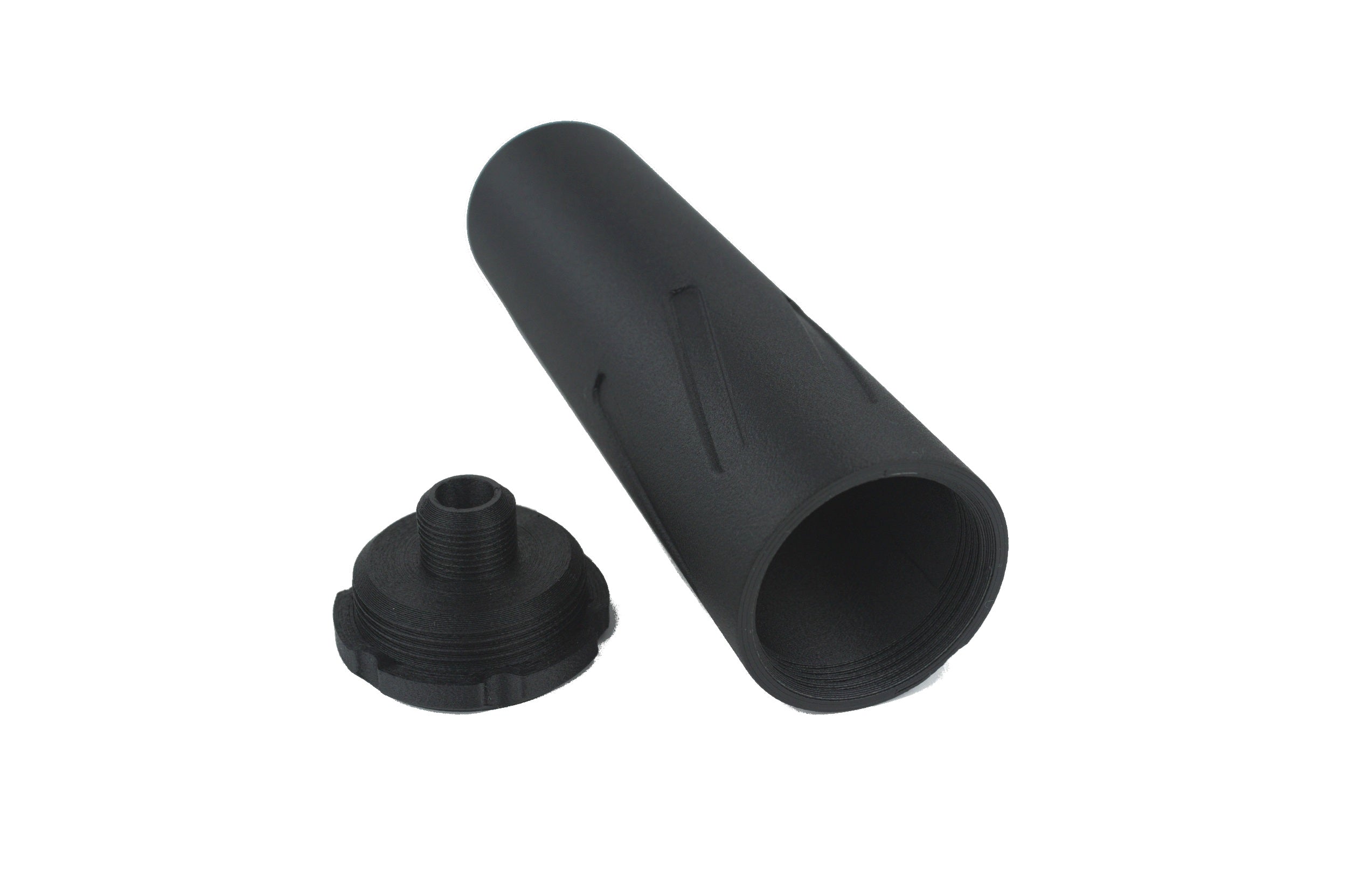 MJM-5 Spiral Flute Gen2 • Tracer Ready Airsoft Mock Suppressor 14mm CCW