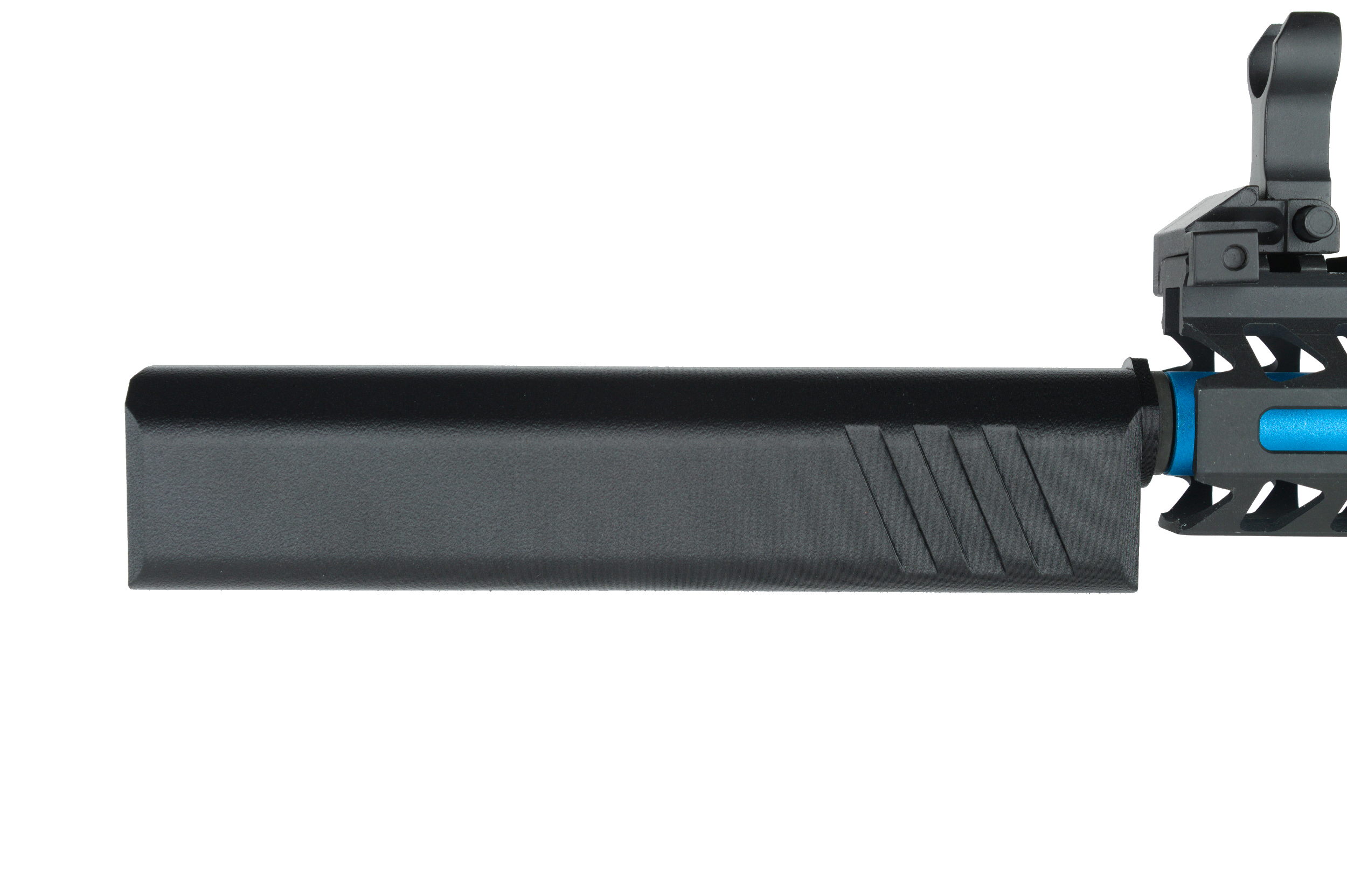 MJM REC-1 Rectangle Airsoft Mock Suppressor 14mm CCW